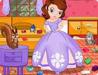 Sofia The First Room Cleaning